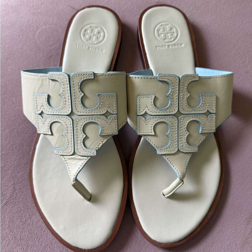 Tory Burch Cream Sandals Size 7